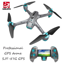 Drone de múltiplas funções SJY-57G GPS rc quadricóptero drone com câmera wi-fi 720P com altura definida para seguir-me helicóptero drone